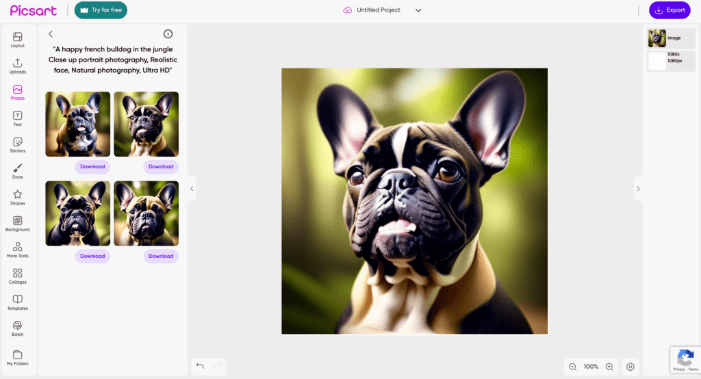 Picsart editor