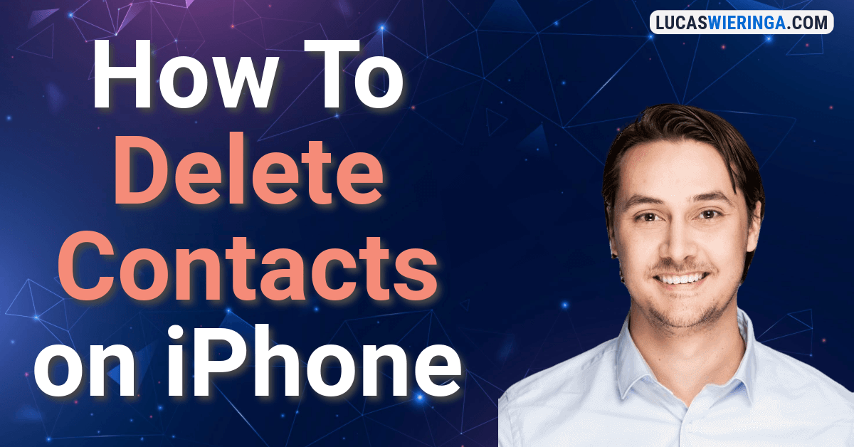 How to delete contacts on iphone