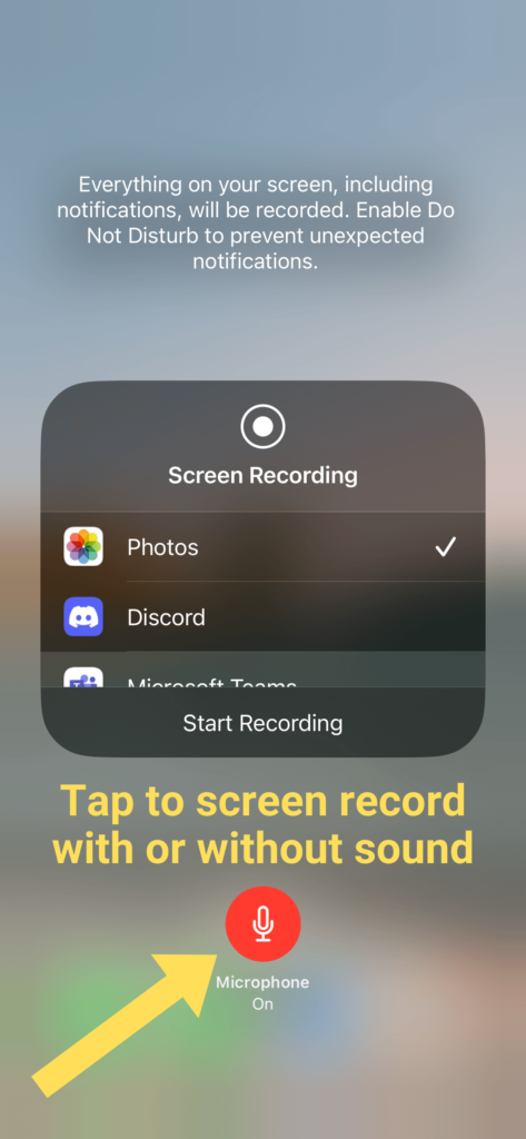 how to screen record on iphone-8