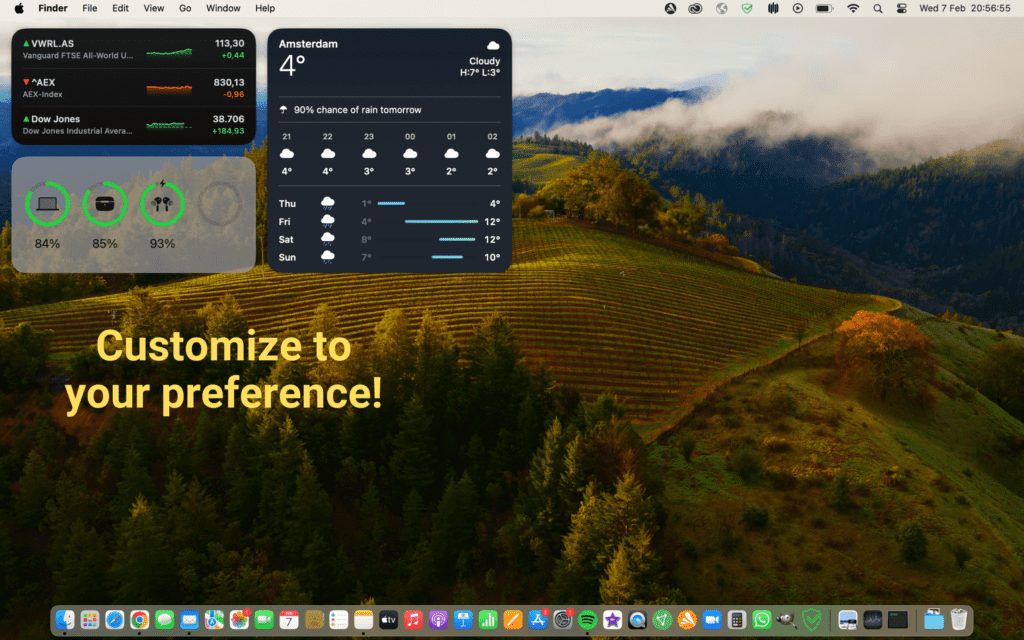 how to add widgets to macbook-4